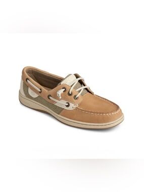 Sperry Rosefish 3-Eye Boat Shoe, Brown Leather, Women’s Size 7.5 (EUR 38), NWOT